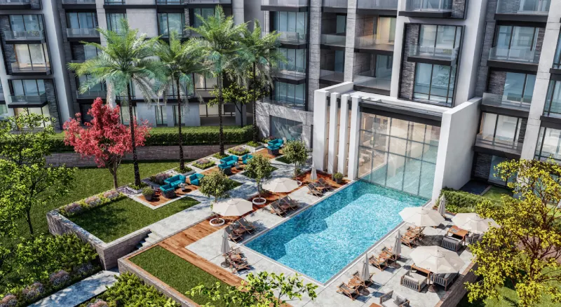 كمبوند سوان ليك التجمع الاول Swan Lake New Cairo شقق وفيلات بمقدم 5%