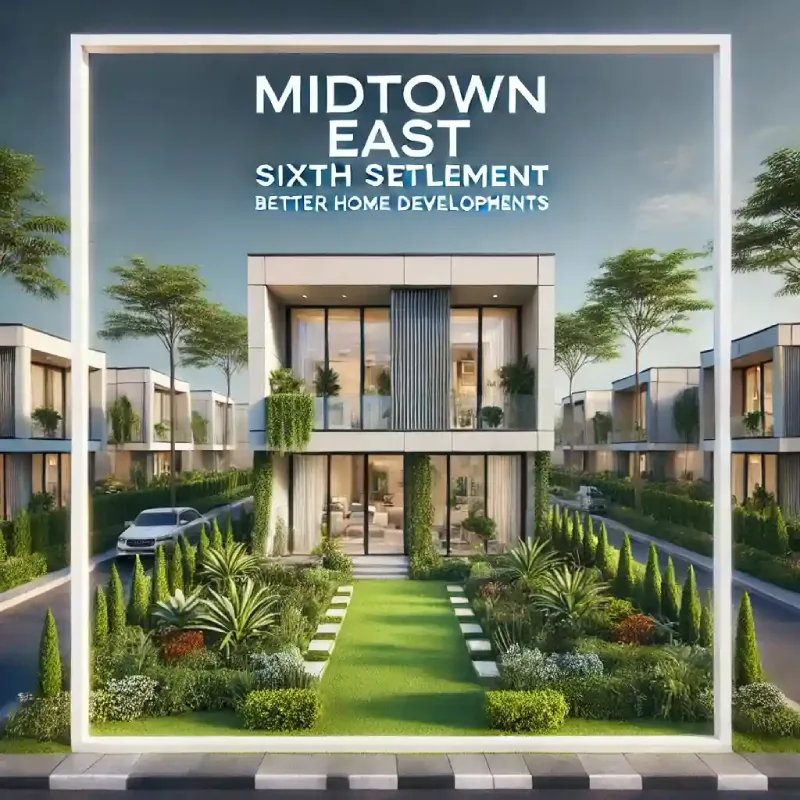 مرافق متكاملة كمبوند ميدتاون التجمع السادس midtown new cairo