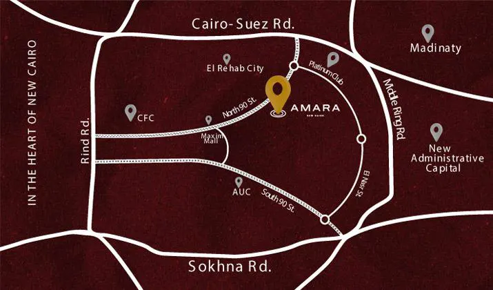 كمبوند امارا التجمع الخامسAmara Residence New Cairoبمقدم 0% 2 كمبوند امارا التجمع الخامسAmara Residence New Cairo