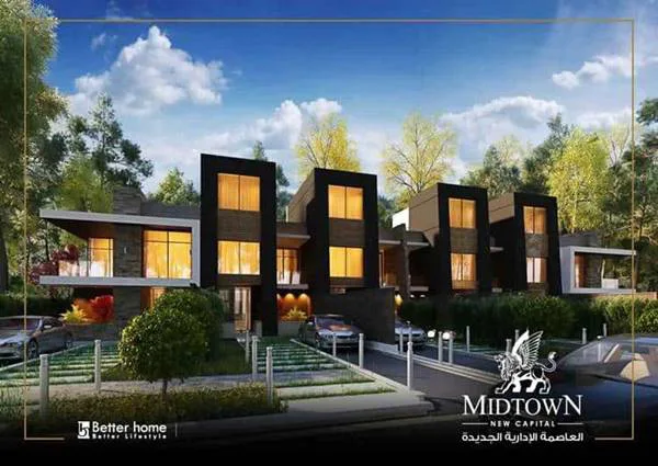 ميدتاون سولو العاصمة الإدارية Midtown Solo New Capitalبمقدم 10% 3 فلل للبيع في ميدتاون سولو من شركة بيتر هوم بمقدم 10% وقسط يمتد حتى6 سنوات