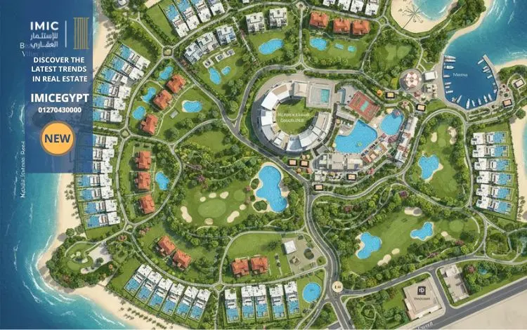قرية تن ايلاند رأس الحكمة Ten Islands Ras El Hekma 2 موقع قرية تن ايلاند رأس الحكمة