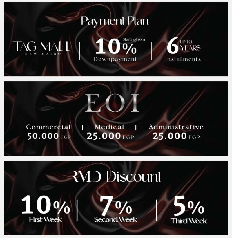 أسعار و خطط سداد تاج مول القاهرة الجديدة