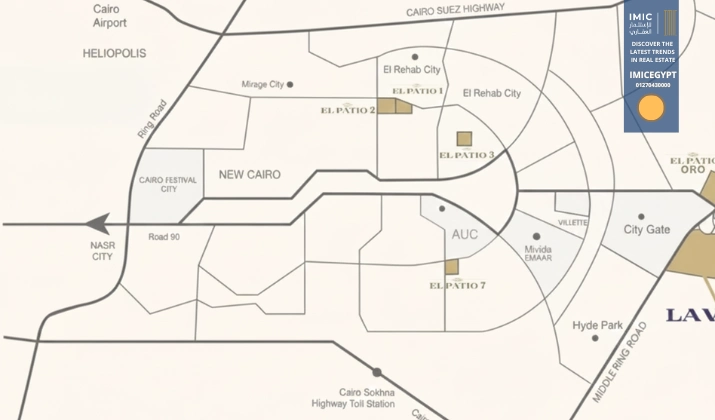 لافيستا سيتي العاصمة الادارية الجديدة lavista city new capital