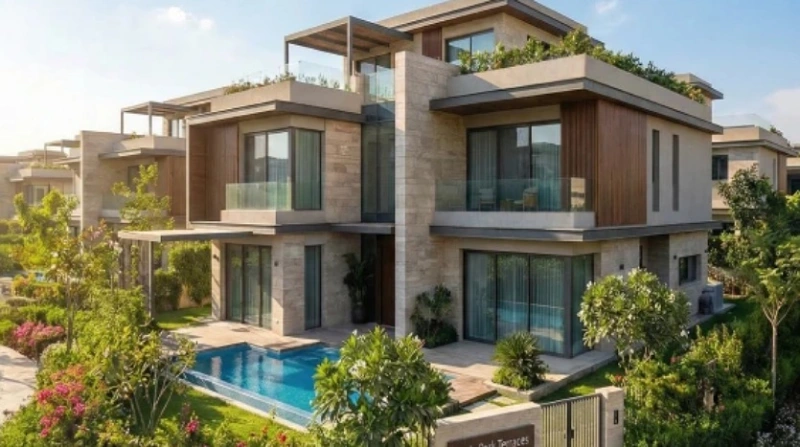 كمبوند هايد بارك تيراسيز التجمع الخامس Hyde Park Terraces New Cairo 1 تفاصيل الكاملة لى هايد بارك تيراسيز التجمع الخامس