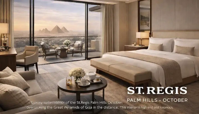 St. Regis Palm Hills October Prices And Details 2026 3 مشروع سانت ريجيس بالم هيلز أكتوبر Services at St. Regis Palm Hills October