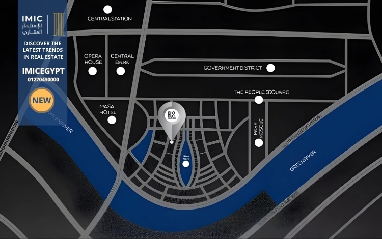 مول بلوك هب تاور العاصمة الإدارية Bloc Hub Tower 2026 1 اين موقع مول بلوك هب تاور العاصمة الإدارية Bloc Hub Tower؟