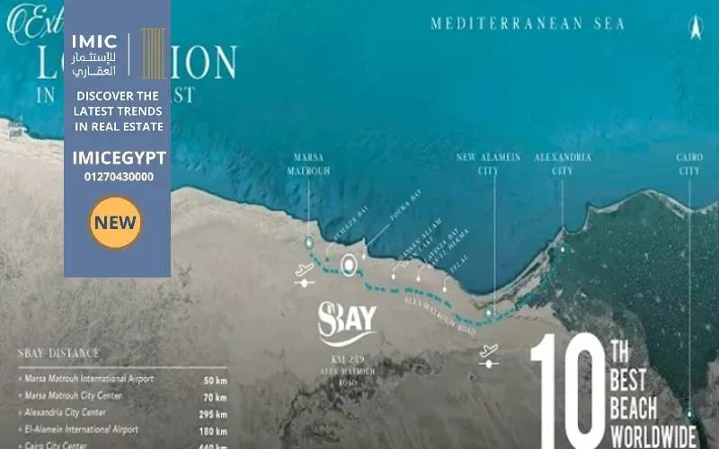 اس باي الساحل الشمالي sbay north coast سيدي حنيش 1 اين تقع قرية اس باي الساحل الشماليsbay north coast