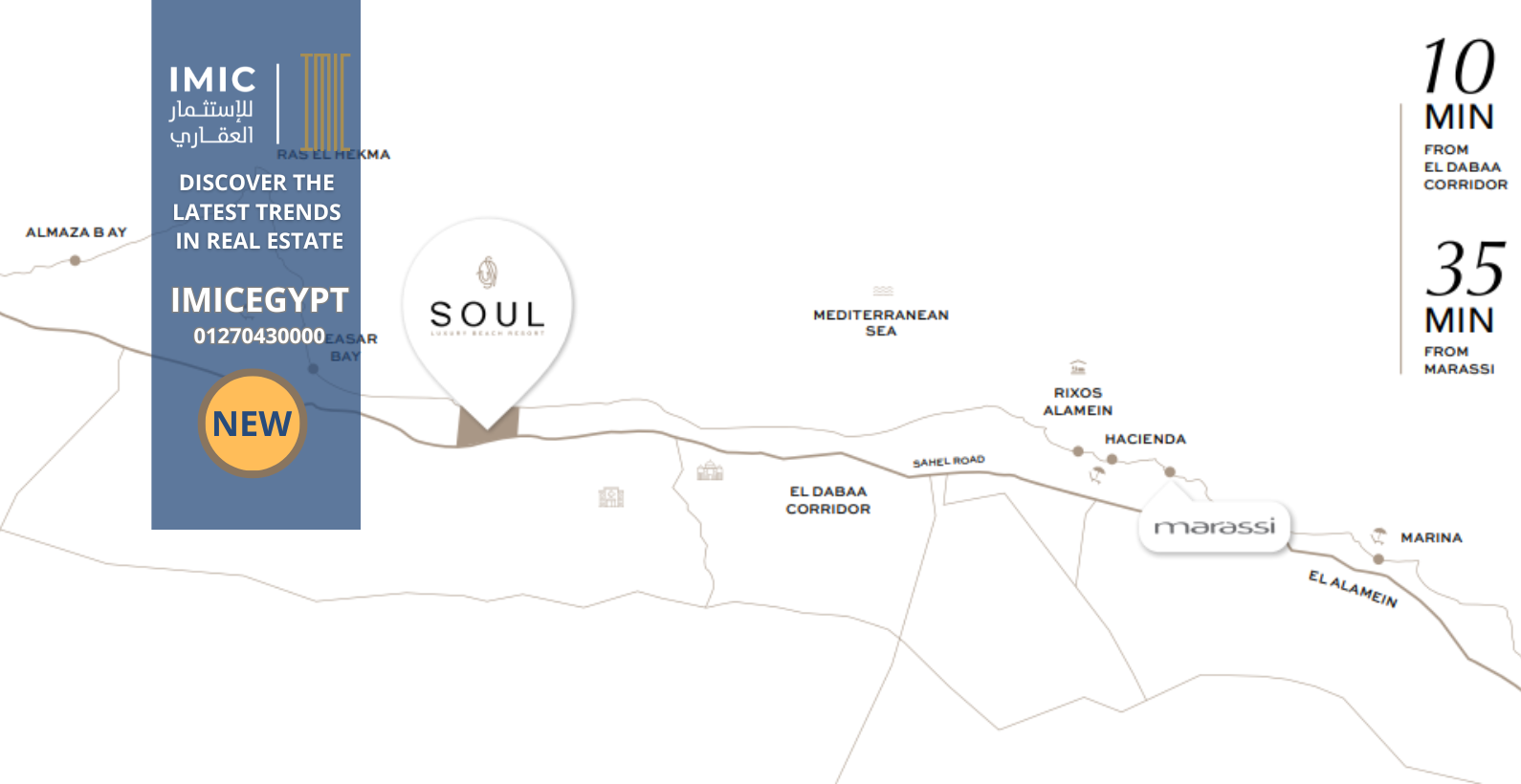 قرية سول الساحل الشمالي Soul North Coast 2 خريطة سول الساحل الشمالي