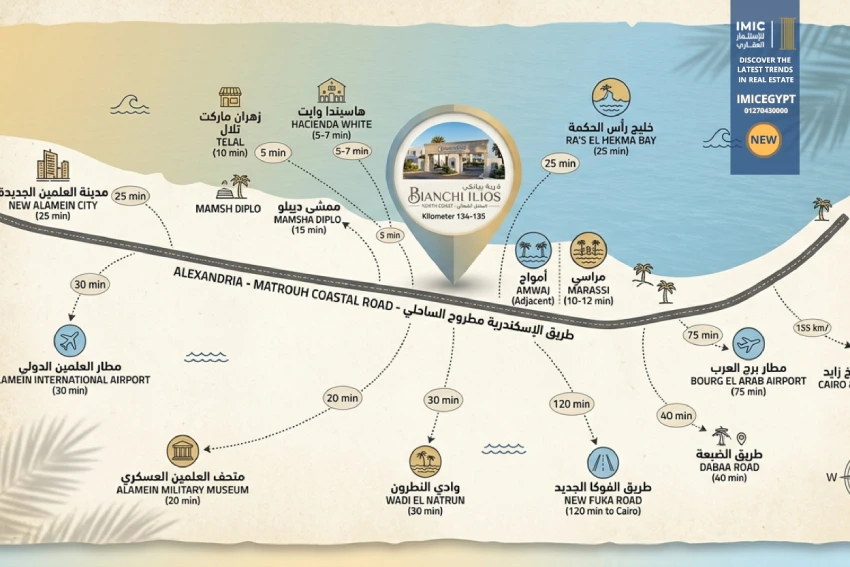 قرية بيانكى الساحل الشمالي bianchi ilios north coast