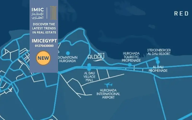 قرية الداو هايتس الغردقة Village Al Dau Heights Hurghada 1 موقع قرية الداو هايتس الغردقة