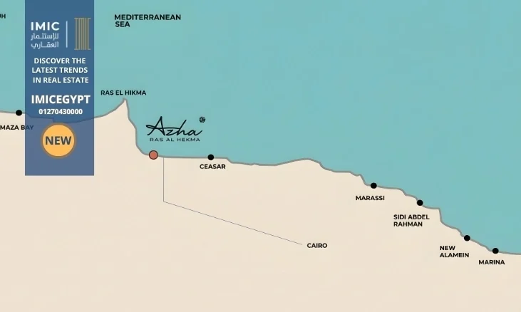 اوفيليا أزها رأس الحكمة Ophelia Azha Ras El Hekma 2 موقع مشروع اوفيليا رأس الحكمة Ophelia Azha Ras El Hekma