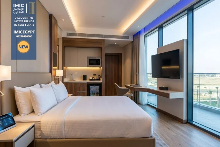 فندق لوميا جراند العاصمة الإدارية Lumia Grand Hotel New Capital 3 أنواع ومساحات الوحدات في فندق لوميا جراند العاصمة الإدارية