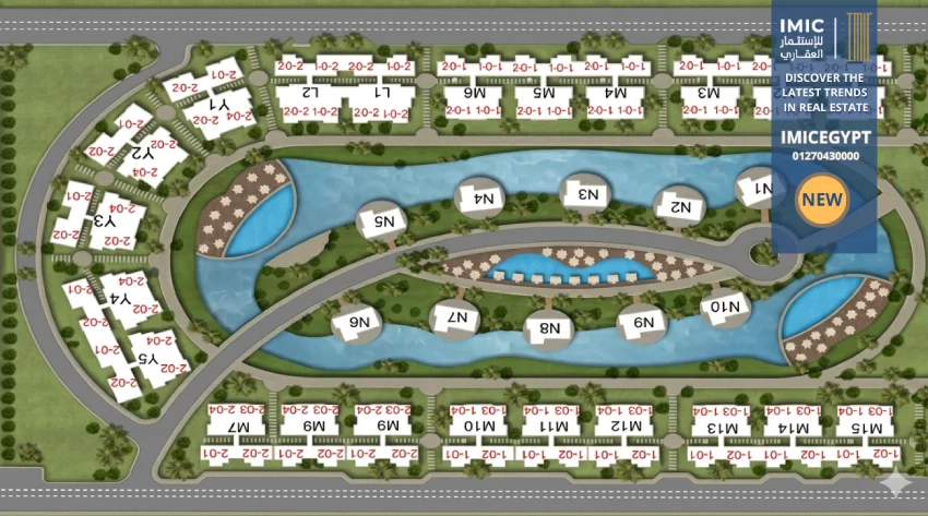 قرية بانجلوز الساحل الشمالي Bungalows North Coast 6 قرية بانجلوز الساحل الشمالي Bungalows North Coast