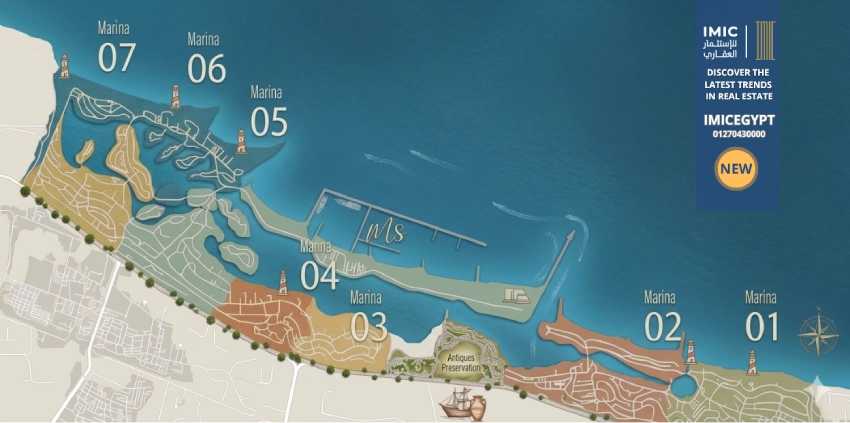 مارينا 8 الساحل الشمالي Marina 8 North Coast