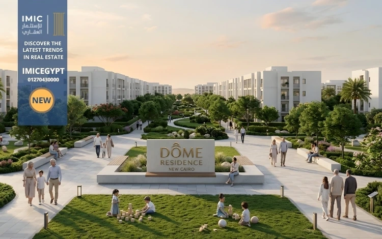 كمبوند دوم ريزيدنس التجمع الخامس Dome Residence New Cairo 3 مساحة كمبوند دوم ريزيدنس التجمع الخامس Dome Residence New Cairo