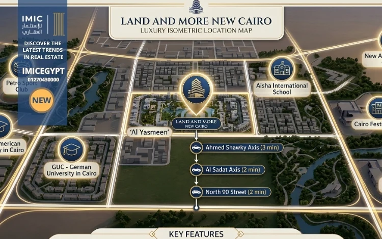 مول لاند اند مور التجمع الخامس Land and More New Cairo 2 موقع مول لاند اند مور التجمع الخامس Land and More New Cairo