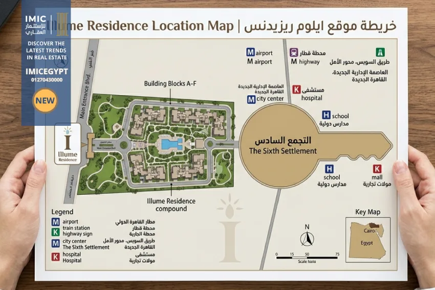 كمبوند ايلوم ريزيدنس التجمع السادس Illume Residence New Cairo 2 كمبوند ايلوم ريزيدنس التجمع السادس Illume Residence New Cairo