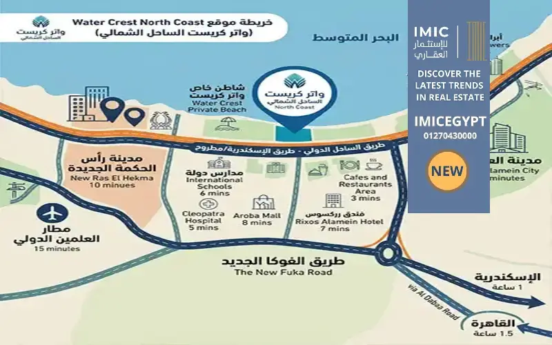 موقع ووتر كريست الساحل الشمالي