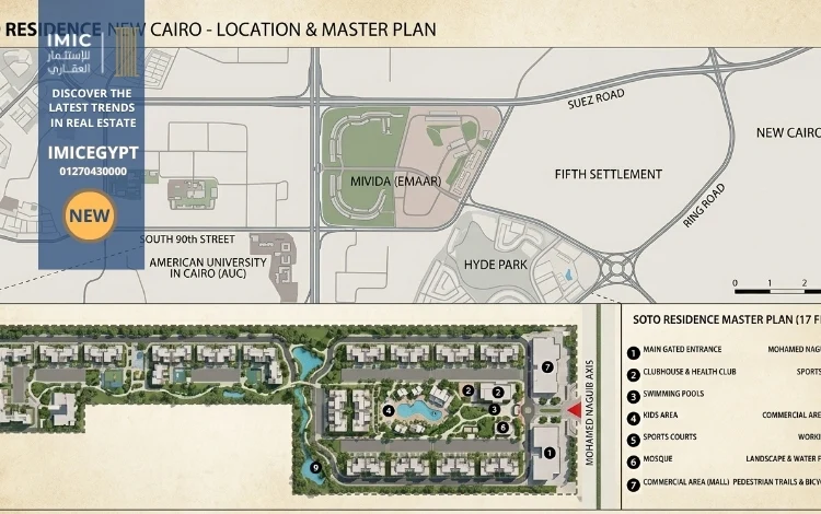 كمبوند سوتو التجمع الخامس Soto Residence New Cairo