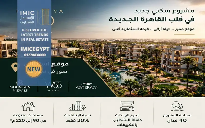موقع كمبوند قطامية 40 القاهرة الجديدة.